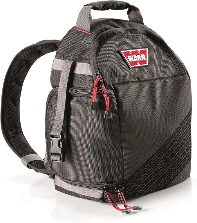 WARN 95510 Epic Trail Gear: Accessory Backpack/Storage Bag, Black