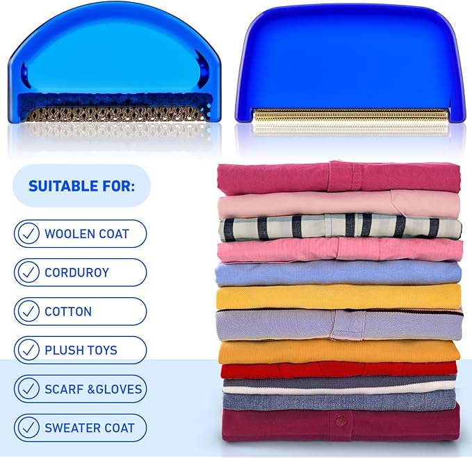 Boao 20 Pieces Sweater Combs to Remove Pilling Sweater Defuzzer Multi-Fabric Shaver and Cashmere Comb Wool Pilling Remover Pills, Fuzz from Clothes (Retro Luxury)
