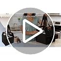 2 Pack Reusable 4 Cup Drink Carrier with Handle and Detachable Dividers, Portable Drink Carrier, Foldable Coffee Cup Holder for Hot & Cold Drinks (Black)