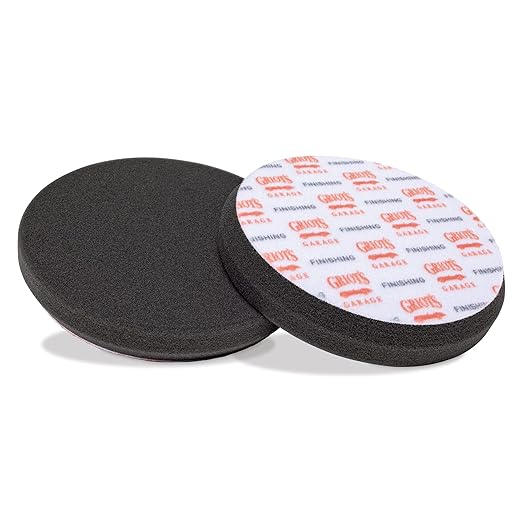 Griot's Garage 5.5" Black Foam Finishing Pads for Car Polishing and Detailing, Buffing Pads for Paint Correction and Sea
