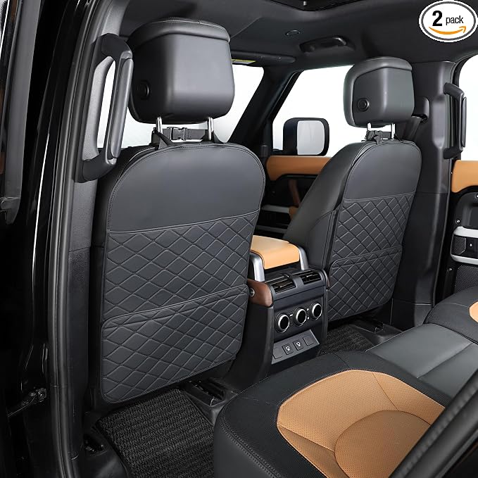 TAIKOO Seat Back Protector,Shields Seat Backs From Kicks and Adds Storage