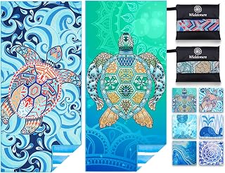 Microfiber Beach Towel,Extra Large 2 Pack-71x32 with Bag Travel