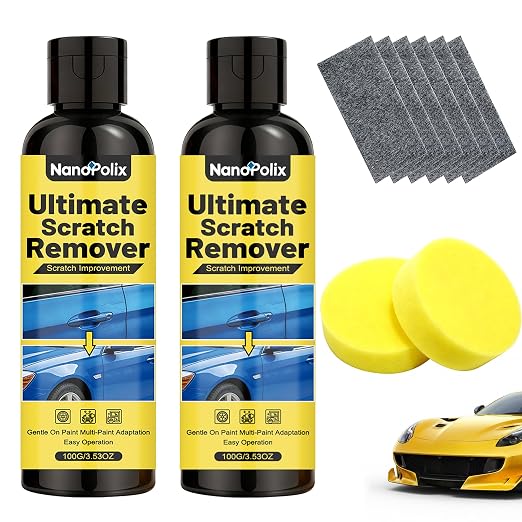 Ultimate Scratch Remover 100g with Cloth & Sponge for Cars