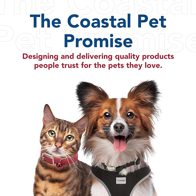 Coastal Pet Safari Dog De-Matting Comb - Serrated Stainless Steel Grooming Tool for Dogs with Medium to Long Hair - Keeps Coats Smooth & Soft - One Size