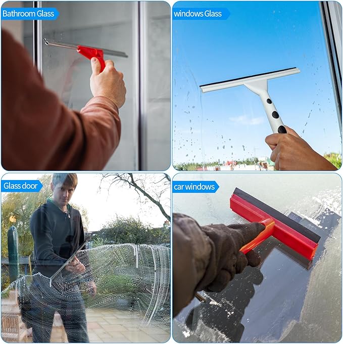 Premium Silicone Squeegee Rubber Replacement - 41in Roll | Versatile Squeegee Blade for Shower, Window & Glass Cleaning