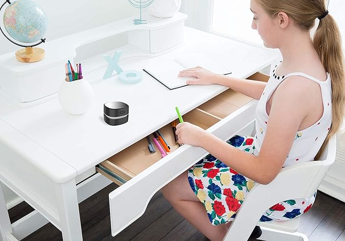 ODISTAR Desktop Vacuum Cleaner,Mini Table dust Sweeper Energy Saving,High Endurance up to 400 mins,Cordless&360º Rotatable for Cleaning Hairs,Crumbs,Computer Keyboard of Gifts for Kids (Black)