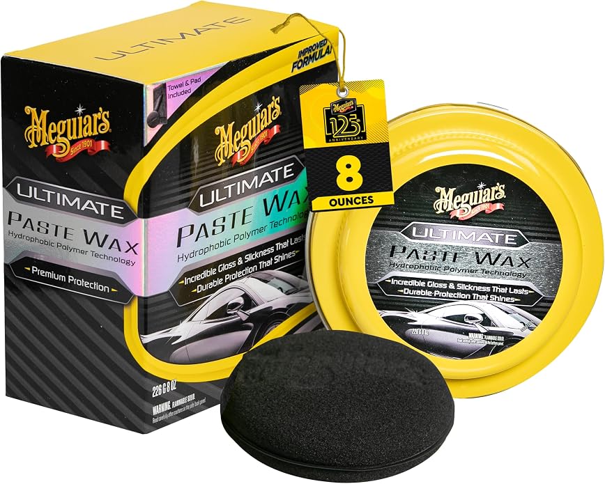 Meguiar's Ultimate Paste Wax, 8 Oz