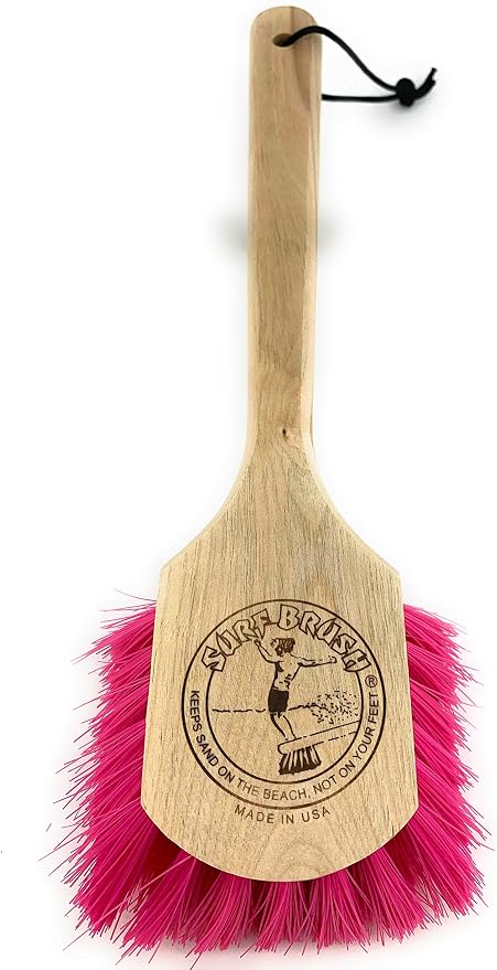 15 Inch Custom Wood Handle Pink Bristles