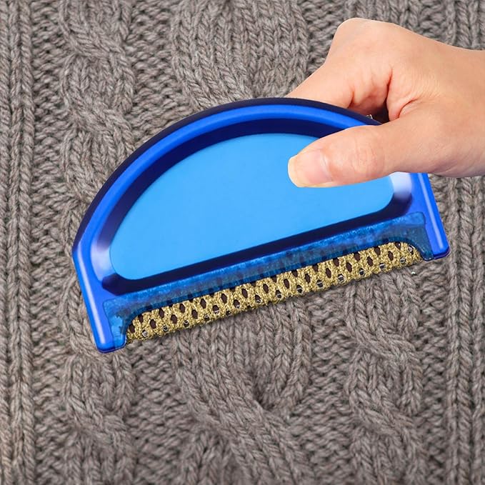 Boao 4 Pieces Sweater Combs to Remove Pilling Sweater Defuzzer Multi-Fabric Shaver and Cashmere Comb Wool Pilling Remover Pills, Fuzz from Clothes(Retro Luxury)