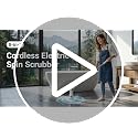 Electric Spin Scrubber, Cordless Shower Scrubber Brush with 8 Heads