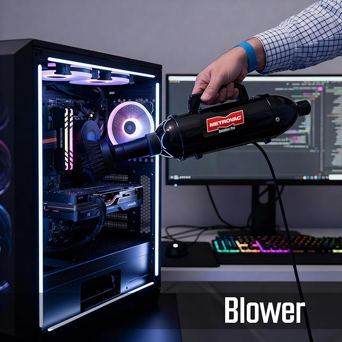 METROVAC Electric DataVac Pro Series | Model MDV-1BA | Computer Vacuum | Blower |Cleaner | Duster | Made in The USA