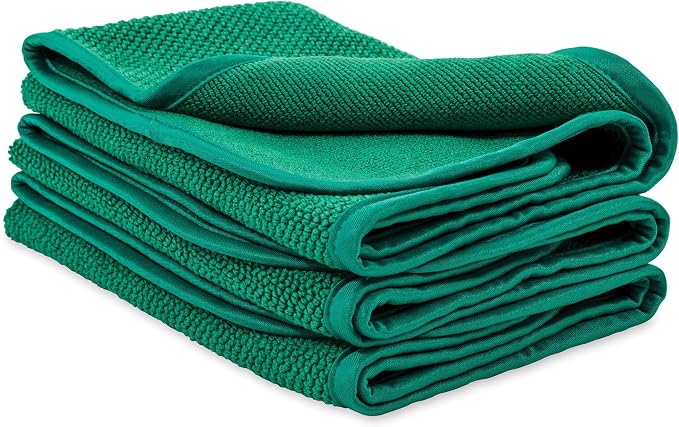 Griot's Garage Dual Weave Interior Towels for Car Detailing, Cleaning, and Polishing, Ultra-Absorbent, Scratch and Lint-