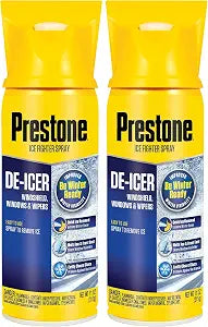 Prestone AS242 Windshield De-Icer - 11 oz. Aerosol (Pack of 2)