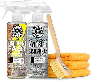 Chemical Guys SPI_191_16ID Interior Deep Cleaning Kit with Lightning Fast Carpet & Upholstery Extractor, Nonsense All Su