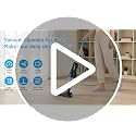 Corded Vacuum Cleaner, 4-in-1 Vacuum Cleaners for Home Converts to Small Handheld Vacuum, 15Kpa Power Suction Lightweight Corded Stick Vacuum for Floor, Carpet,Pet Hair,Stair
