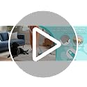 Carpet Rake for Pet Hair Removal Tool,Reusable Pet Hair Remover Broom Blue