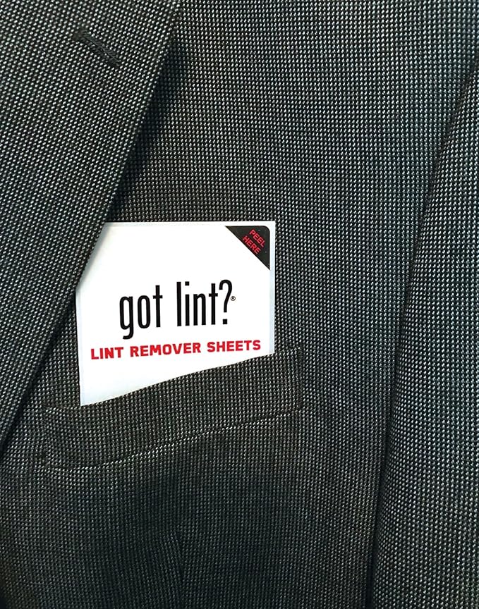 Generic got lint? | Lint Remover Sheets | 3 Pack (225 Total lint Removing Sheets), White