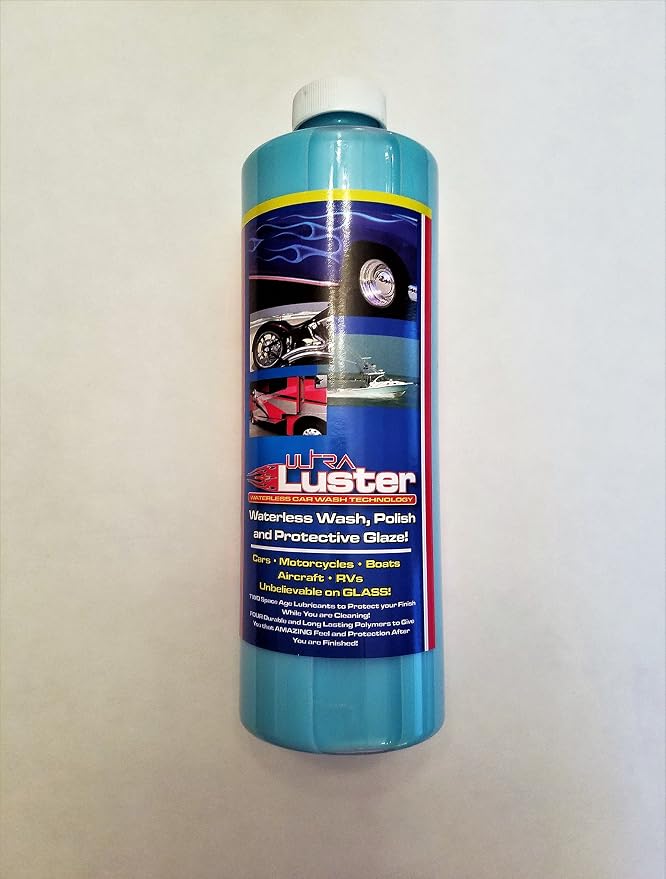 Waterless Car Wash Cleans, Seals, Polishes and Protects All Paint and Glass in One Step. Simply Spray, Wipe and Buff for