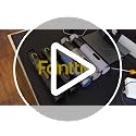 Slim V10 Ultra Cordless Car Vacuum, 4-in-1 Portable Mini Vacuum with 19kPa Suction, Freely Combinable Accessories, 2 Suction Modes, Handheld Vac for Car, Small Jobs, Keyboard, Office (Brown)