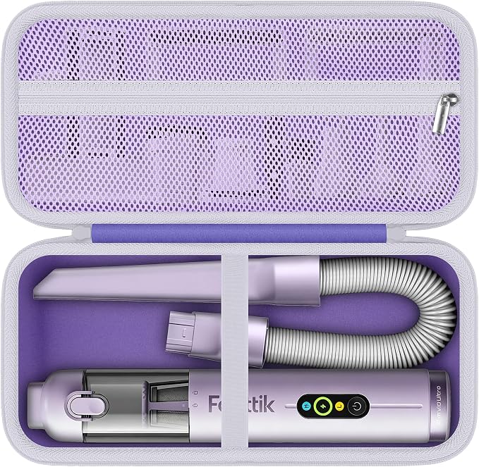 Aenllosi Hard Case for Fanttik Slim V10 Ultra 4-in-1 Car Vacuum, Purple - Cleanova