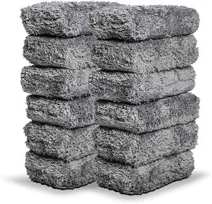 Adam's Polishes Plush Microfiber Applicator Pad (12 Pack) – Microfiber Sponge Car Detailing Applicators | Use with Ceram