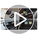 Car Armrest Extra Storage Box Black