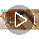 Floor Scrub Brush with Long Handle, 4 in 1 Floor Scrubber & Squeegee