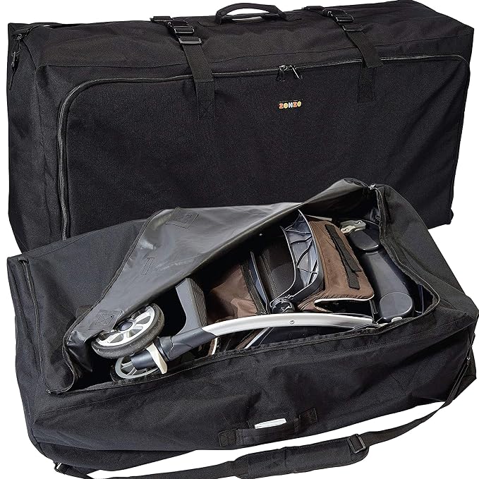 Stroller Travel Bag for Standard or Double/Dual Strollers