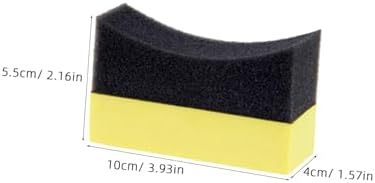 WOONEKY 10Pcs Tire Dressing Applicator Wax Polishing Sponge Portable Car Interior for Effective Tire Shine and Detailing
