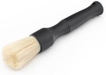 Boar Hair Detailing Brush Set, Comfortable Grip and Heavy-Duty Scrubbing for Interior, Exterior, Engine Bay, Wheels, Exhaust Tips, Textured Plastic