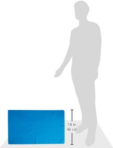 The absorber XL 29-Inch x 18-Inch, Blue - Synthetic Premium Drying Chamois Cloth for Cars and Trucks - Super Absorbent, Scratch-Free and Washable