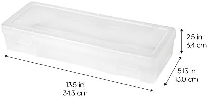 Clear Cases |Made in USA| Plastic Box Organizers (10-Pack)- Large