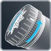 Rowenta JA1011 Portable Lint Remover Shaver with Adjustable Shave Height, Fabric Defuzzer, Blue
