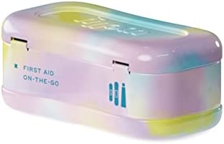 Quick Fix Colorwash, On The Go First Aid Kit, Assorted Bandages, Ointments, and Hand Sanitizer, Tie Dye Patterns, 2 Pack