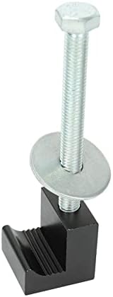 Truck Tool Box Tie Downs Aluminum J Hook Crossover,Easy Mount 4 Pack-Black,Universal Fit Pick Up Truck Tool Box Mounting Kit