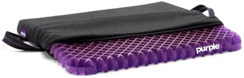 Purple Simply Seat Cushion, Lightweight 1.25" Low-Profile Gel Seat Cushion