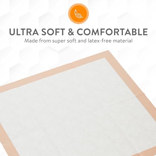 XL Super Absorbent Bed Pads for Chronic Incontinence 30 x 36 Ultra Thick 100 Grams | Bed Pads Disposable Adult Elderly Care | Chucks Disposable Underpads for Incontinence (50 Count)