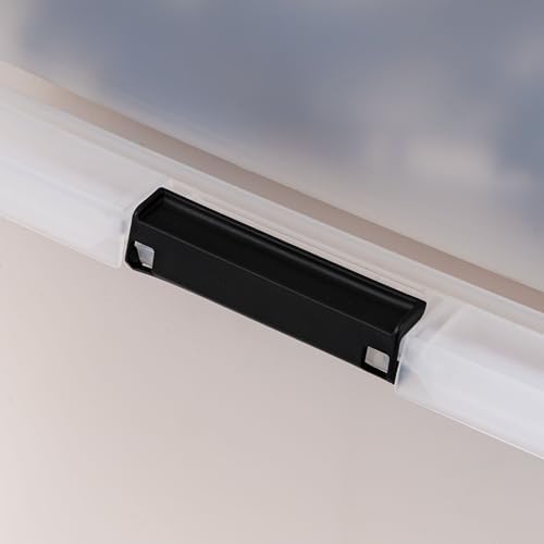 6-Pack 32.5 Quart Clip Box with Latching Lid