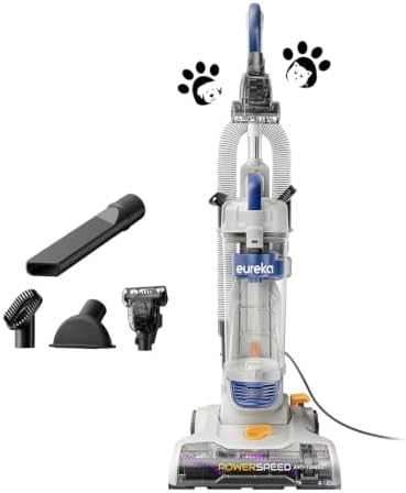 Eureka Upright Vacuum Cleaners for Home, PowerSpeed Anti-Tangle, E2