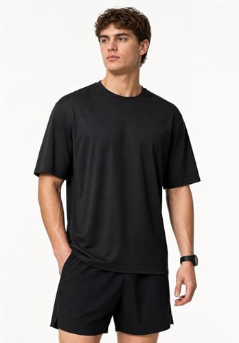 1/4/5/6 Pack Men's Workout Gym Dry Fit Short Sleeve T Shirts