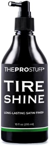 THEPROSTUFF® Tire Shine Spray, No Sling Satin Black Tire Dressing