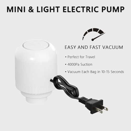 Vacuum Storage Bags for Travel & Home with Electric Pump, 28 Combo