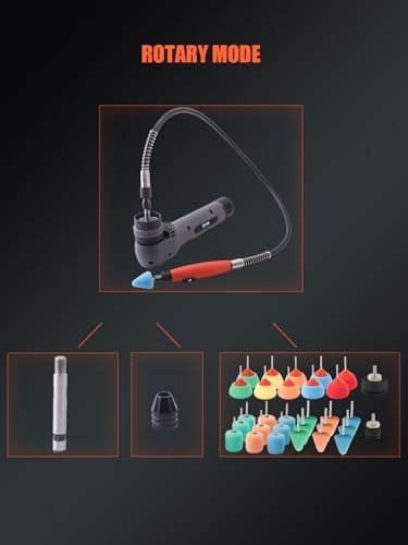 Cordless Mini Polisher, 12V Cordless Polisher for Detailed Polishing, Cordless Car Buffer Polisher, RO&DA Buffer Polisher with Mini Polishing Pads and Wool Pads for Polishing, Sanding, Cleaning