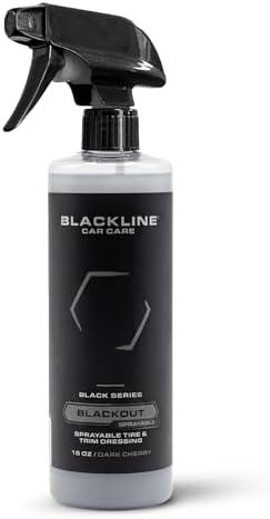 Blackout Sprayable Trim & Tire Dressing 16oz - No Sling, Satin