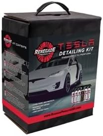Renegade Products USA Tesla Detailing Kit - Car Wash Kit for Interior/Exterior Detail & Wash for Model S, Model 3, Model