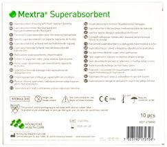 610000 Superabsorbent 5" x 5" (12.5x12.5 cm) - Box of 10