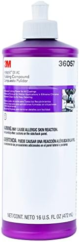 3M Perfect It Buffing and Polishing Kit | 36057 39062 36093 3M Pint Rubbing Compound, Machine Polish, Ultrafine Polish | Buffing Compound, Car Polishing Kit | with Microfiber Cloth