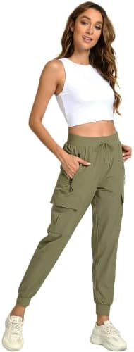 Women's Joggers Lightweight Cargo Hiking Pants Quick Dry Work