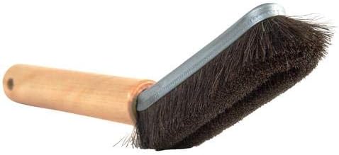 Mustache Brush, Thread Compound Application, 8rd BTC Line Pipe Tubing & Casing Thread, Solid Wood Handle, Angled for Easy Use