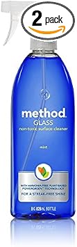 (2 Pack) - Method - Glass Cleaner Mint Spray | 828ml | 2 PACK BUNDLE